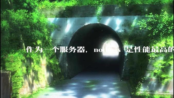作为一个服务器，node.js 是性能最高的吗？